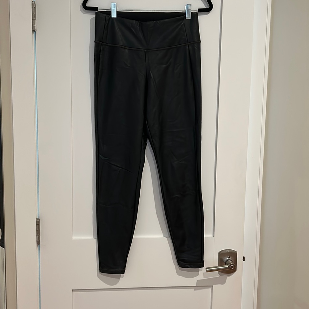 Athleta Faux leather leggings